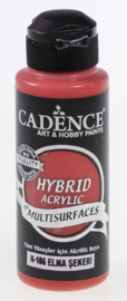 Cadence Hybride acrylverf (semi mat) Snoep appelrood 01 001 0106 0120 120 ml
