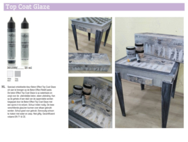 Cadence Top Coat Glaze - voor Beton effect