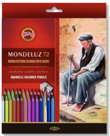 Koh I Noor Mondeluz aquarel potloden art set 72 stuks 3714072003KZ