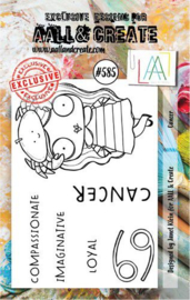 AALL & Create Stamp Cancer AALL-TP-585 7,3x10,25 cm