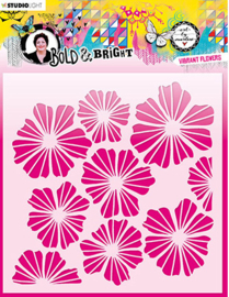 ABM-BB-MASK69 - Vibrant flowers Bold and Bright nr.69