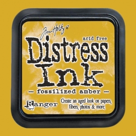 Distress Ink Pad Fossilized Amber TIM43225