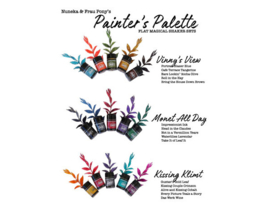 Painter's Palette Kissing Klimt Flat Magical Shakers (mshaker-SET-PP-03)