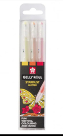 Sakura • Gelly roll gelpen Stardust glitter Happy 3stuks POXPGBSTA3D