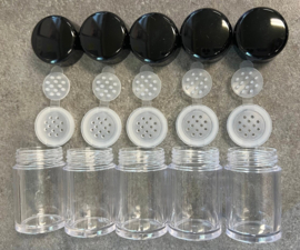Shaker Jars 2 oz - Empty (5pcs) (mshaker-JAR-5-pack)