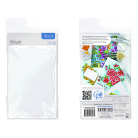 Crafters Acrylic Stamping Block - 4x6 Inch (5313e)