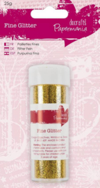 Papermania Fine Glitter (25g) - Gold (PMA 401403)