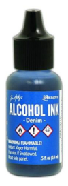 Alcohol Ink Denim
