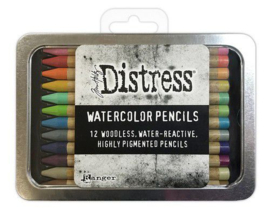 Ranger Tim Holtz Distress Watercolor Pencils 12 st Kit #2 TDH76315 Tim Holtz