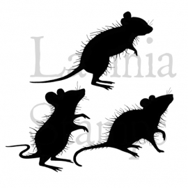 Three Woodland Mice LAV402