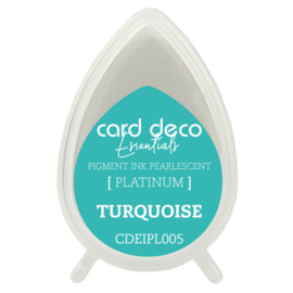 Card Deco Essentials Fast-Drying Pigment Ink Pearlescent Turquoise  CDEIPL005