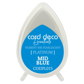 Card Deco Essentials Fast-Drying Pigment Ink Pearlescent Mid Blue  CDEIPL015
