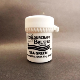 Brusho Individual Colours Small Pot 15gr of Sea Green