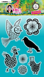Studio Light Clear Stamp ABM Back To Nature nr.149 ABM-BTN-STAMP149 A5