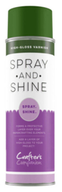 Crafter's Companion Spray & Shine hoogglans lak/vernis (Groene Bus)