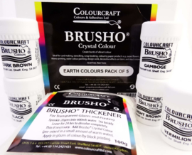 Brusho Earth Colours Pack - 5 x 15g