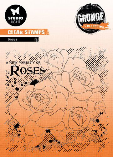 Studio Light Clear Stamp Grunge Collection nr.401 SL-GR-STAMP401 122x122mm