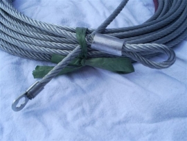 Stalen lierkabel 9.1mm x 28m