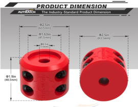 AutMatch lierkabel stopper, winch line stopper, rood
