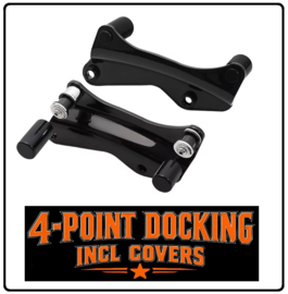 4-point Docking kit met covers passend op Harley Touring