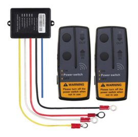 Draadloze afstandsbediening  voor uw lier 12V incl  2x handset