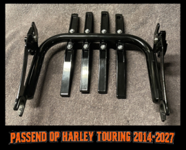 Bagagedrager SIDEWINDER passend op Harley-Davidson Touring.