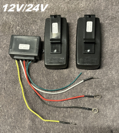 Draadloze afstandsbediening  voor uw lier 12V incl  2x handset