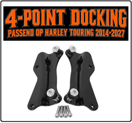 4-point docking bracket. Passend op HD Touring 2014-2027