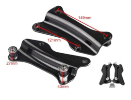 4-point docking bracket. Passend op HD Touring 2014-2027