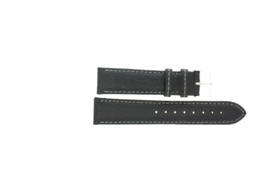 Horlogeband Universeel P354R.01 Leder Zwart 22mm