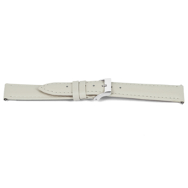 Horlogeband Universeel E514 Leder Beige 16mm-K120