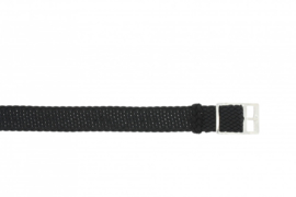 Perlon band 22mm zwart NR.18