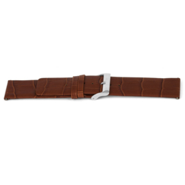 Horlogeband Universeel H345 Leder Cognac 22mm