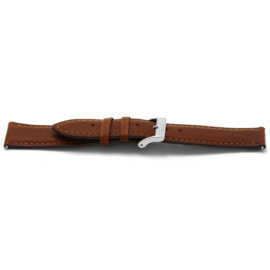 Horlogeband Universeel H344 Leder Cognac 22mm-K255