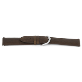 Horlogeband Universeel D444 Leder Bruin 14mm