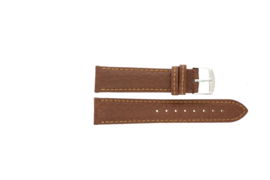 Horlogeband Universeel P354R.03 Leder Cognac Bruin 20mm