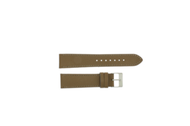 Horlogeband Universeel 804.17 Leder Taupe 20mm