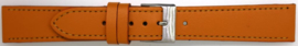 Horlogeband Universeel 804.12 Leder Oranje 14mm