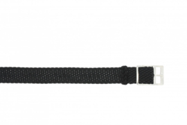 Perlon band 20mm zwart NR.15