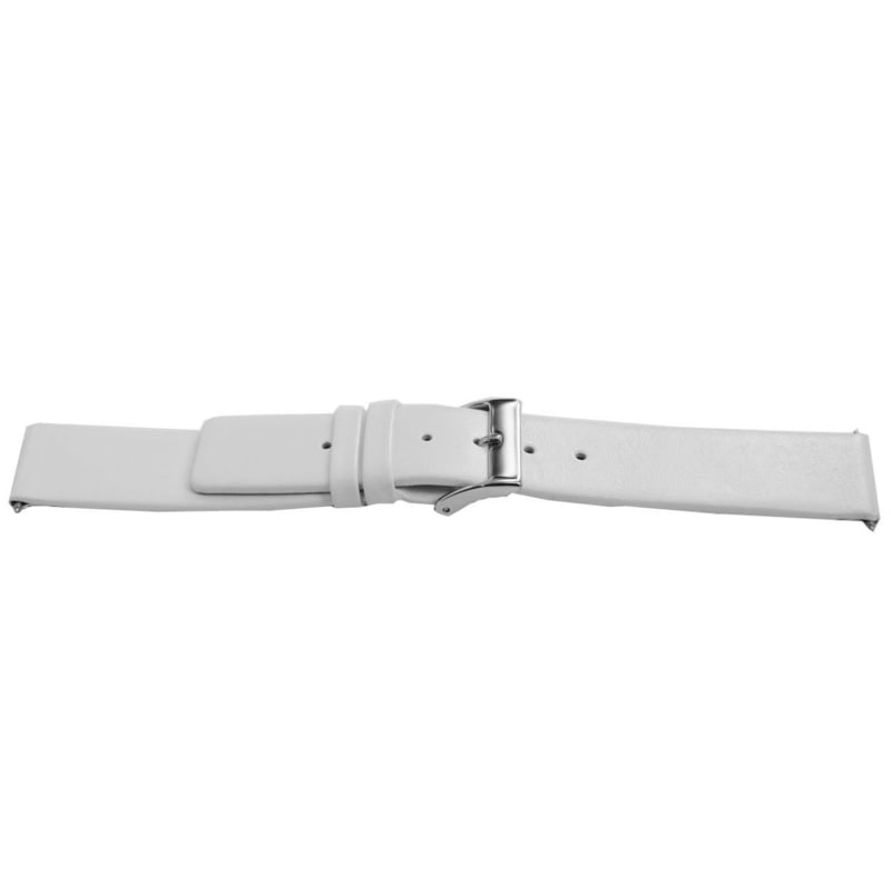 Horlogeband Universeel D510 Leder Wit 14mm-LK91