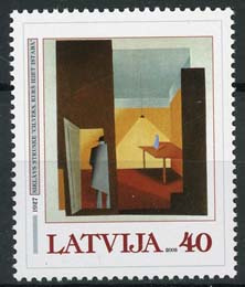 Letland, michel 583, xx