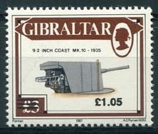 Gibraltar, michel 623, xx