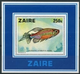 Zaire, michel blok 17, xx