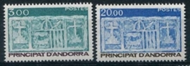 Andorra Fr., michel 356/57, xx