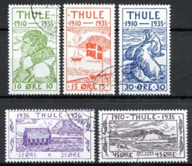 Denemarken/Thule , michel 1/5 , 1935