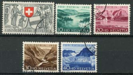 Zwitserland, michel 570/74,o