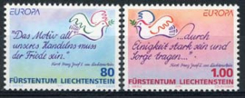 Liechtenstein, michel 1103/04, xx