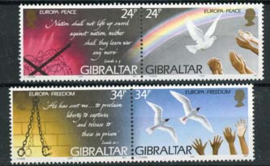 Gibraltar, michel 710/13, xx
