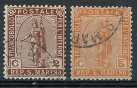 S.Marino, michel 32/33, o