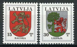 Letland, michel 485/86, xx